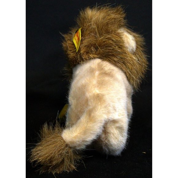 VTG NWT Steiff Leo Tan Brown Lion Plush Austria 5" Wipeable 1460/13 - Picture 12 of 16